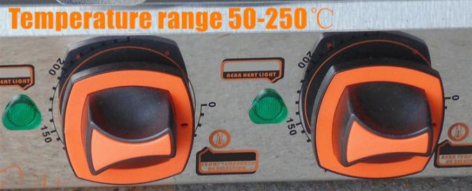 7 μηχανή κυλίνδρων χοτ-ντογκ ρόλων, ηλεκτρική σχάρα λουκάνικων 1.69kw 3